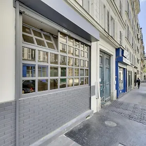 Bright Charming Modern Studio By Dreamy Canal St Martin 10eme Metro Goncourt Paris